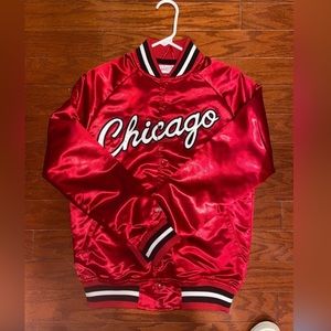 Mitchell and Ness Chicago Bulls Satin Jacket